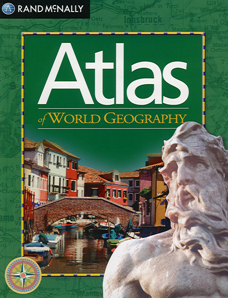 Atlas of World Geography- Slightly Damaged Cover