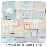 World Map Set by Rethink Geography