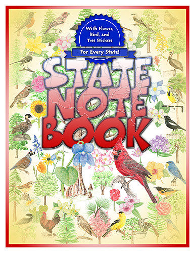 State Notebook with Stickers