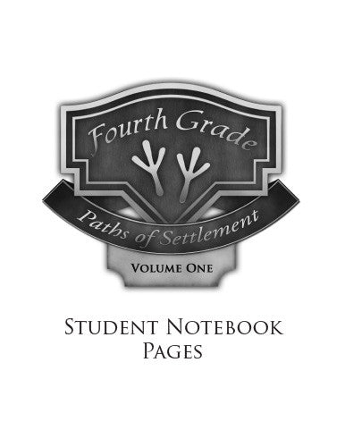 Paths of Settlement 1st Edition Student Notebook Pages