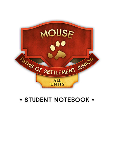 Paths of Settlement Junior Student Notebooks