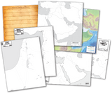Bible Lands Activity Map Set