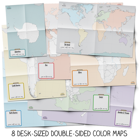 Rethink Geography World Map Set