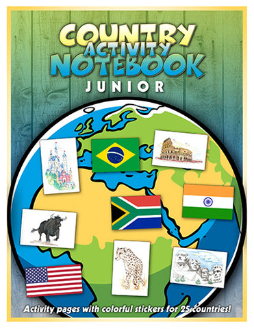 Junior Country Notebook with Stickers