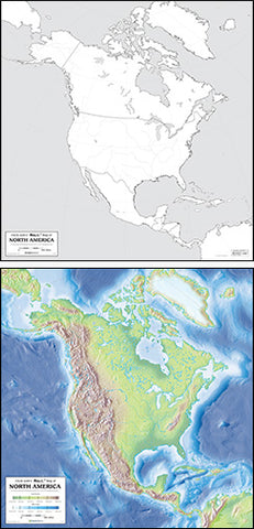 Double-Sided Outline Maps