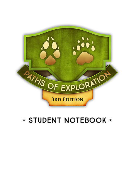 Paths of Exploration Middle School Notebook Pages