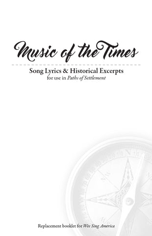 Music of the Times lyric book